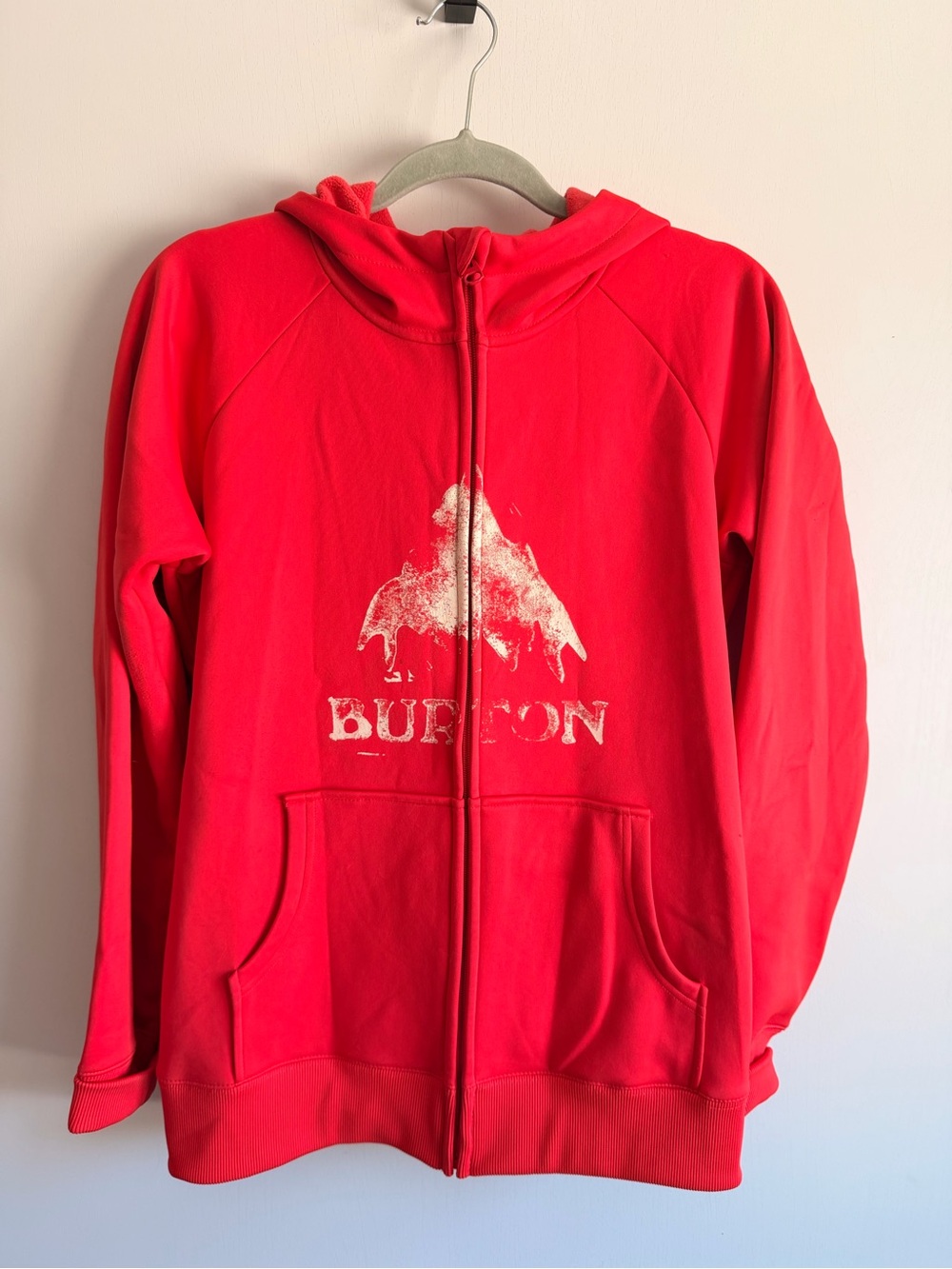 Burton Red Zip Hoodie Jacket